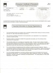 2013 - 2017 Tax Exemption - 