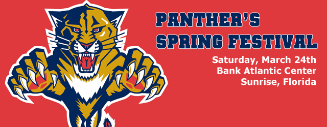 The Florida Panthers and The Bobby Resciniti Healing Hearts Foundation Inc. will be hosting a one day, spectacular fundraiser called – “Panther’s Spring Festival.” All proceeds will benefit Florida Panthers...