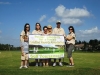 bud light banner and family