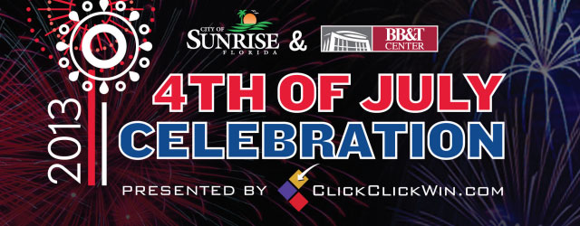 Panthers arena - BB&T Center - 4th of July Celebration