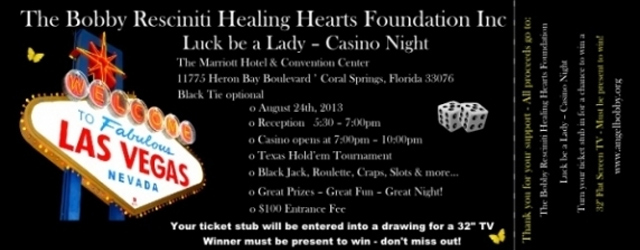 Luck be a Lady - Casino Night